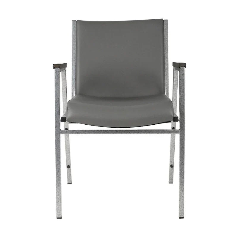 Chaise empilable robuste avec accoudoirs - 21P x 21L x 31H