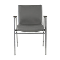 Chaise empilable robuste avec accoudoirs - 21P x 21L x 31H