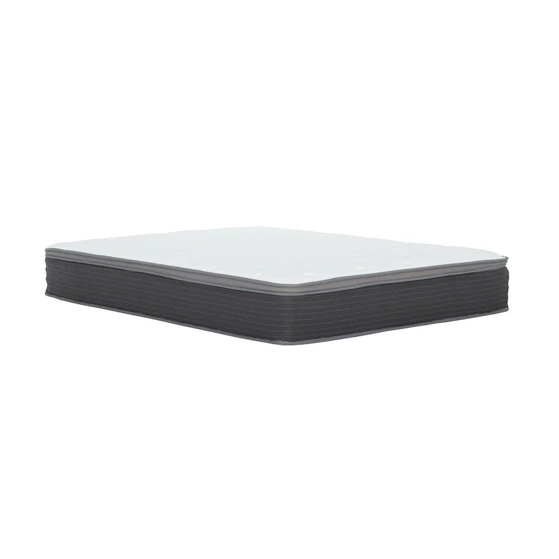 Matelas hybride à mémoire de forme et ressorts ensachés Equilibria 8 po. - Moelleux - Livré en boîte
