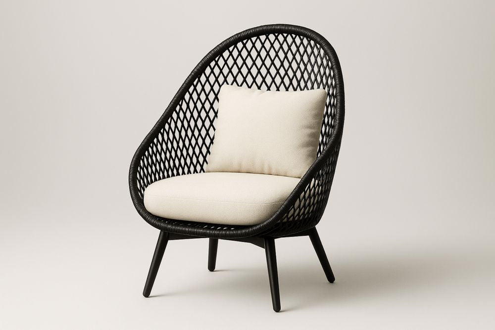 Armchair - Noir/Crme