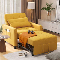 Canapé-lit réglable 3 en 1, fauteuil-canapé escamotable, lit pliant convertible pour salon