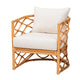 Fauteuil Acelynn Bohème en Rotin Clair Miel