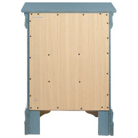 Table de chevet en bois à 3 tiroirs