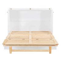 Lit escamotable Nestfair double avec grands tiroirs