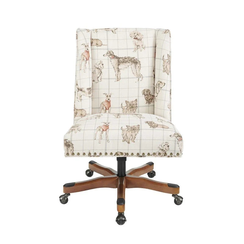 Chaise de bureau pivotante Violet