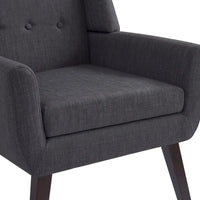Lot de 2 fauteuils d'appoint modernes capitonnés HUIMO