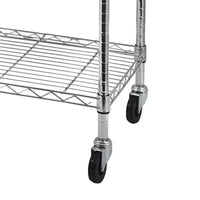 Étagère métallique à 5 niveaux avec roulettes - (59,06 x 17,72 x 70,87)