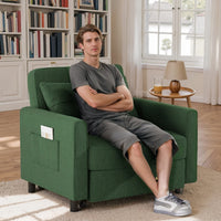 Canapé-lit réglable 3 en 1, fauteuil-canapé escamotable, lit pliant convertible pour salon
