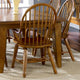 Fauteuil Treasures Rustic Oak à dossier incurvé