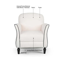 Fauteuils d'appoint modernes pour le salon