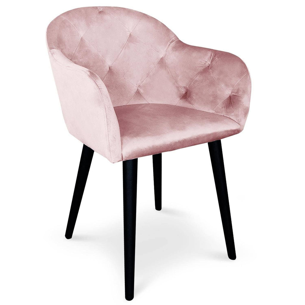 Fauteuil - Rose/Noir