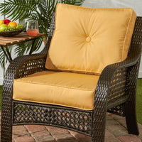 Sunbrella Ensemble de coussins d'extérieur à assise profonde premium 2 pièces