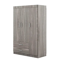 Armoire 3 portes avec 2 tiroirs