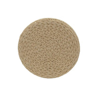 Table d'appoint avec panier de rangement en osier tressé à la main Household Essentials - 17,0 L x 17,0 l x 19,0 H