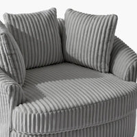 Fauteuil baquet pivotant déhoussable à bras encastrés DREAMSIDEA