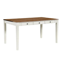 Ensemble de salle à manger 6 pièces en bois avec 4 chaises et un banc, table avec tiroir