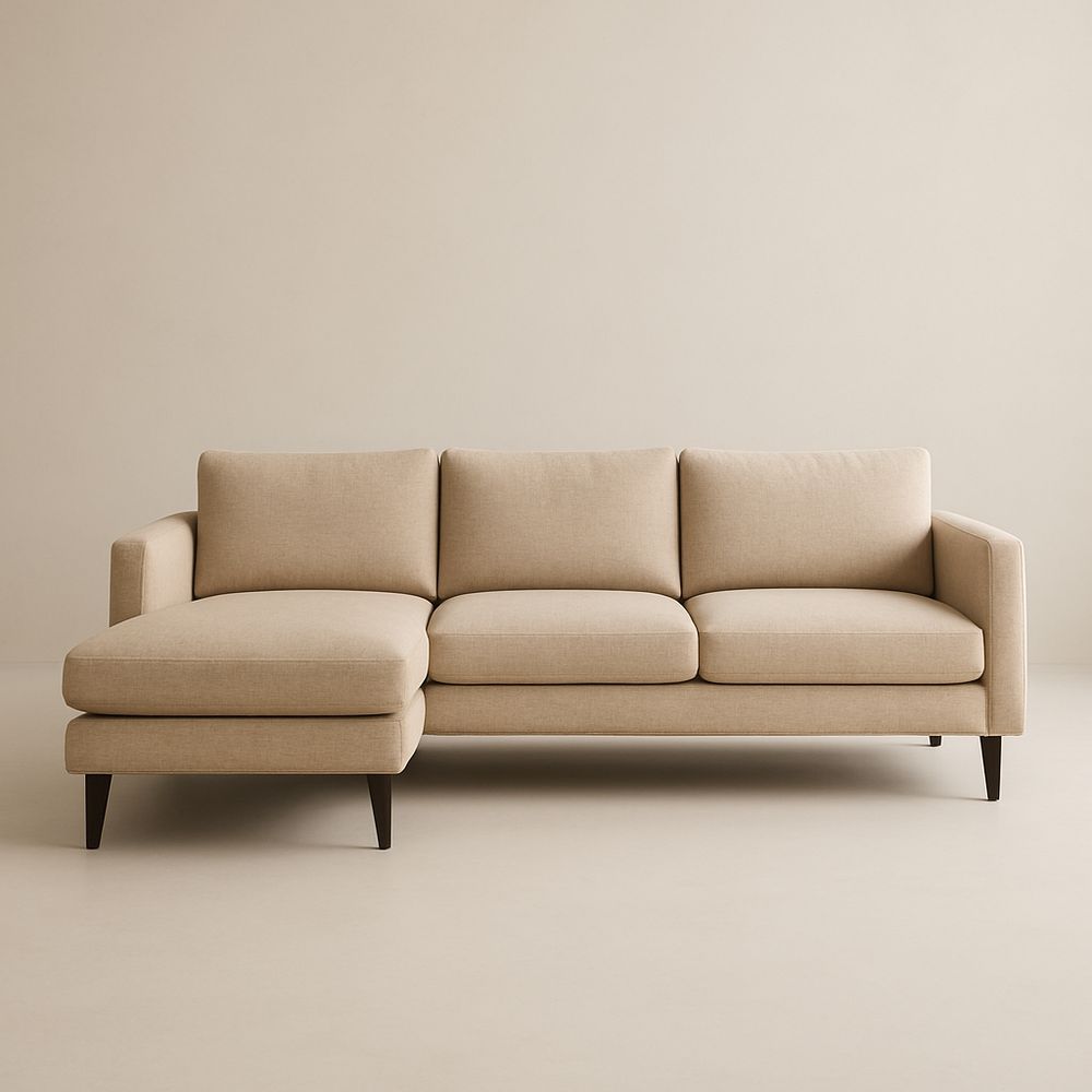 Canapé d'angle - beige
