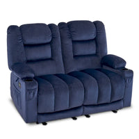 Causeuse Inclinable Électrique MCombo avec Chaleur et Massage, Tissu PR648