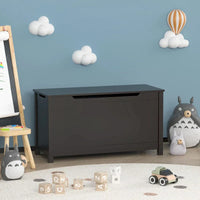 Coffre à jouets en bois pour enfants avec couvercle à charnière de sécurité, pour les 3 ans et plus