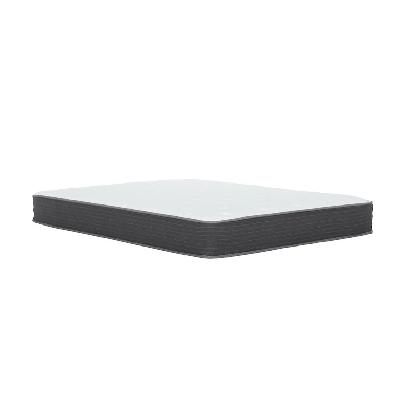 Matelas hybride à mémoire de forme et ressorts ensachés Equilibria 8 po. - Moelleux - Livré en boîte