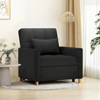 AECOJOY - Fauteuil convertible 3 en 1 avec coussin et dossier inclinable
