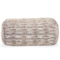 Grand canapé pouf de 7 pieds pour adultes - Luxe fausse fourrure