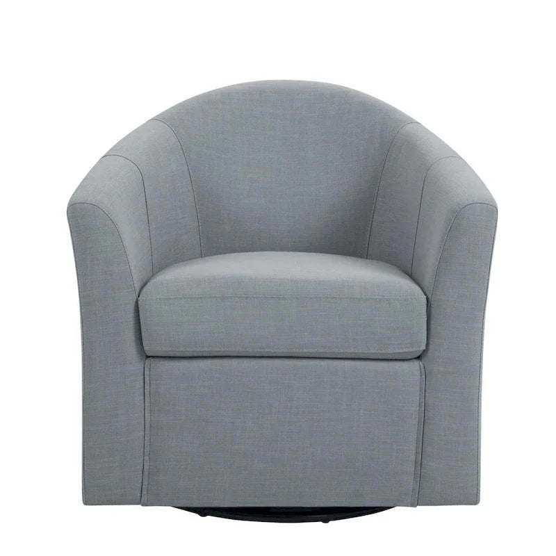 Lot de 2 fauteuils pivotants modernes avec accoudoirs pour salon