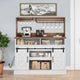 Meuble bas de bar à café Moasis Farmhouse - 38,4 P x 119,9 L x 130,8 H