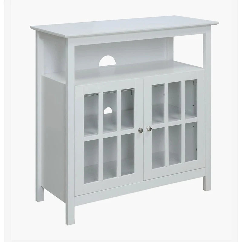 Meuble TV Big Sur Highboy de 40 pouces avec rangements, par Convenience Concepts