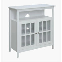 Meuble TV Big Sur Highboy de 40 pouces avec rangements, par Convenience Concepts