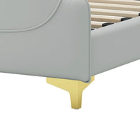 Lit rembourré moderne en cuir PU Uphou par Christopher Knight Home