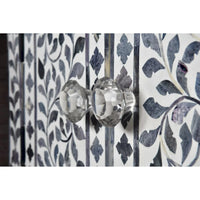 Meuble d'appoint incrusté d'os Firoz de Steve Silver
