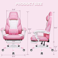BOSSIN Chaise de gaming style racing, chaise de gamer grande et haute 300 lb à dossier haut chaise informatique