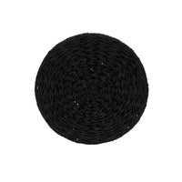 Table d'appoint avec panier de rangement en osier tressé à la main Household Essentials - 17,0 L x 17,0 l x 19,0 H
