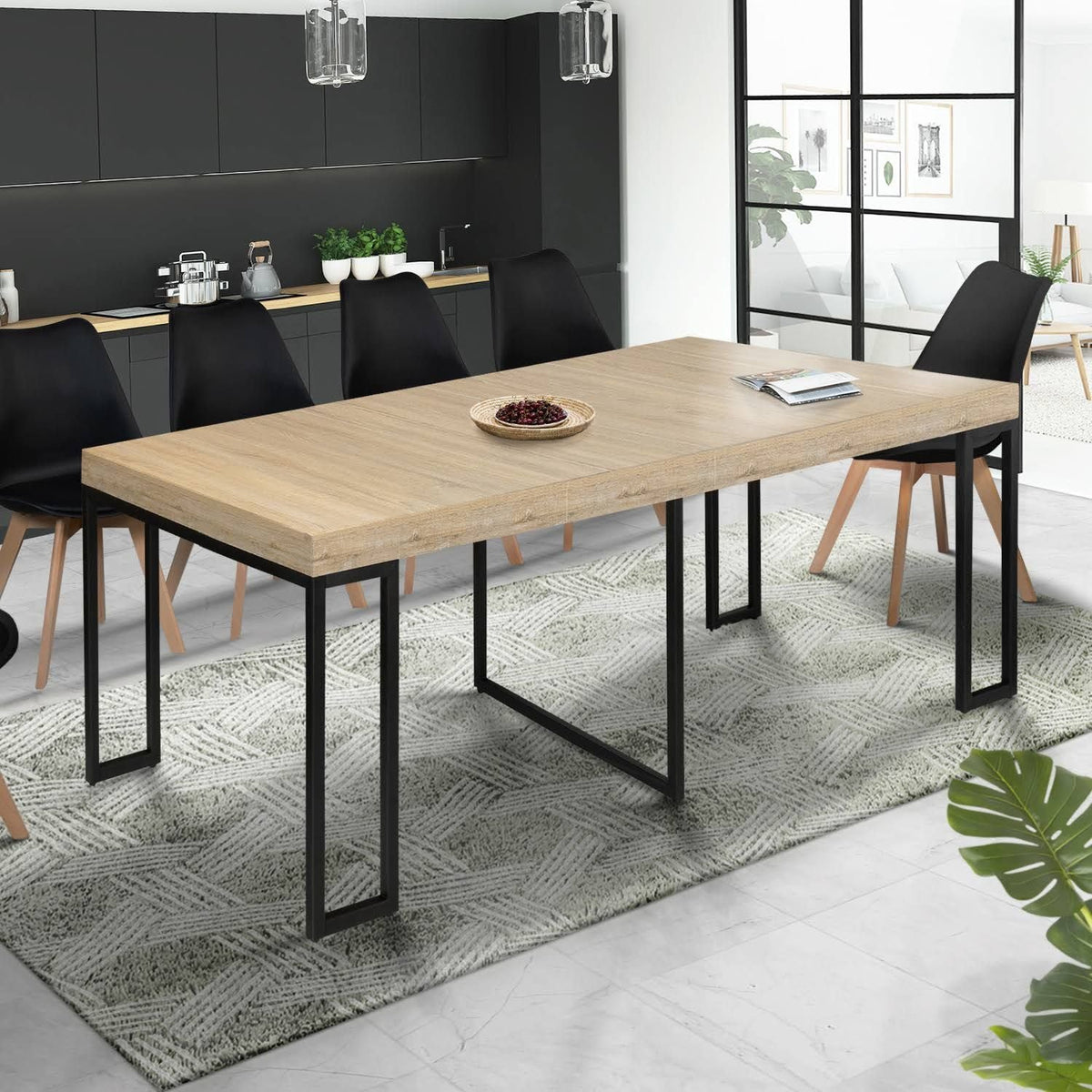 Table - Bois/Noir #3