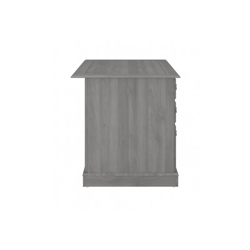 Bureau de direction Bush Furniture Saratoga avec tiroirs et rangements