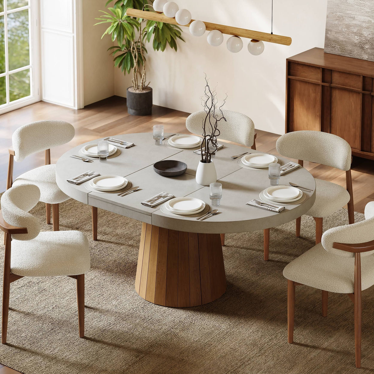 Table - Gris/Bois