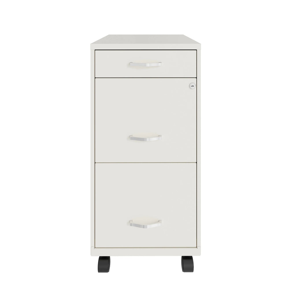 Space Solutions Classeur métallique 3 tiroirs 18 de profondeur