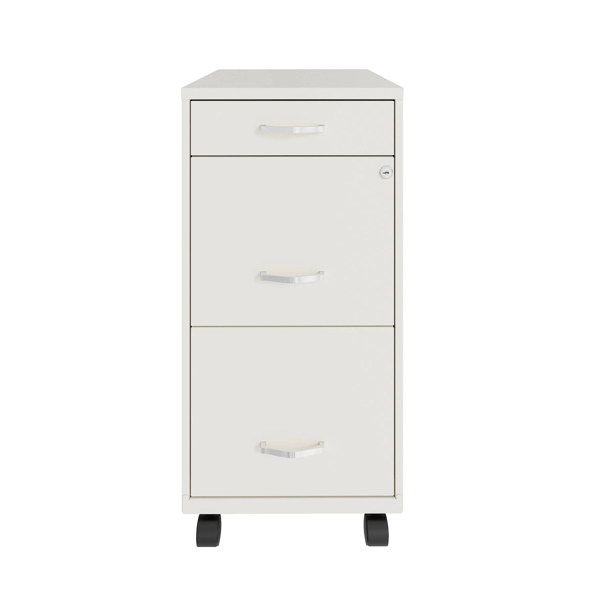 Space Solutions Classeur métallique 3 tiroirs 18 de profondeur