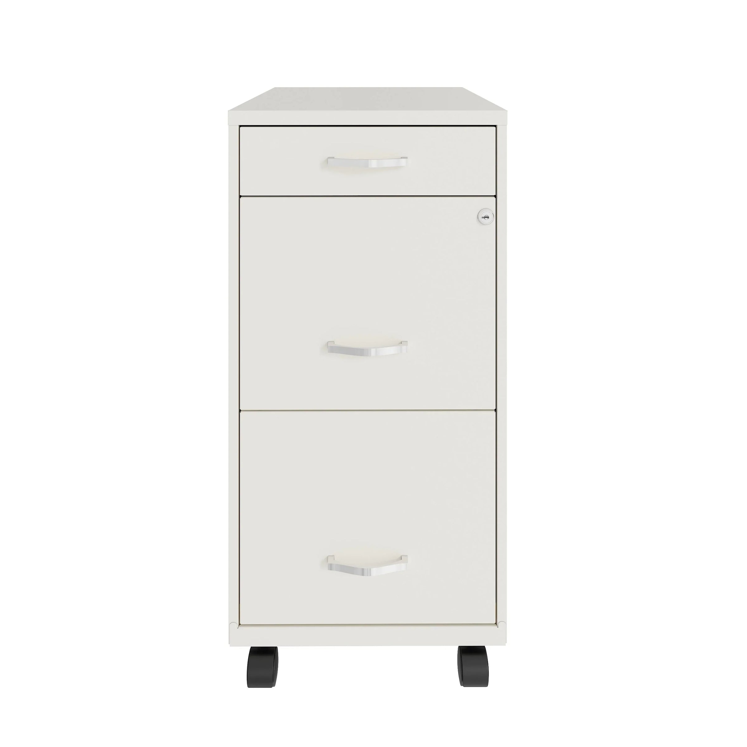 Space Solutions Classeur métallique 3 tiroirs 18 de profondeur