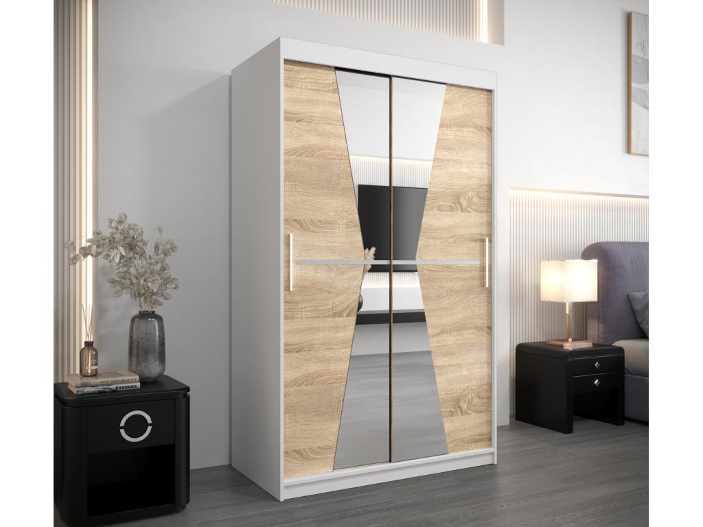 Armoire - Argent/Beige/Blanc