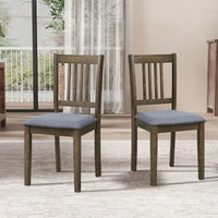 Ensemble Table et Chaises de Salle à Manger Carrée en Bois, Table à Manger Décontractée avec 4 Chaises de Salle à Manger Rembourrées pour Coin Repas de Cuisine