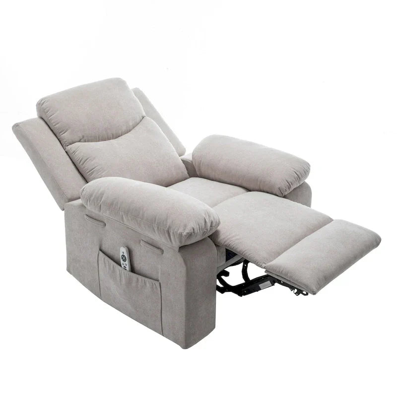 Fauteuil Inclinable Électrique avec Massage et Chauffage Réglables