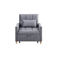 Fauteuil Lit Convertible 3 en 1, Noir