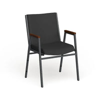 Chaise empilable robuste avec accoudoirs - 21P x 21L x 31H