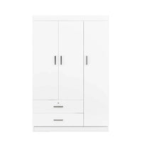 Armoire 3 portes avec 2 tiroirs