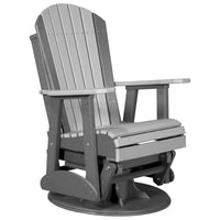 Fauteuil planeur pivotant Adirondack en polybois