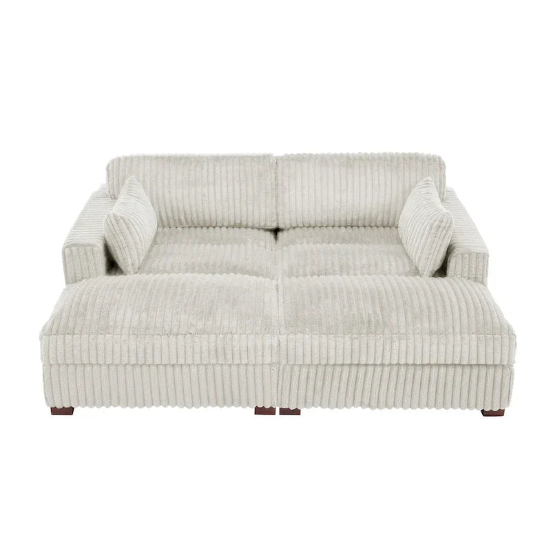 Canapé modulable en tissu pour salon et chambre à coucher