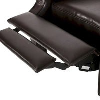 Fauteuil inclinable en cuir reconstitué Walter Brown par Christopher Knight Home