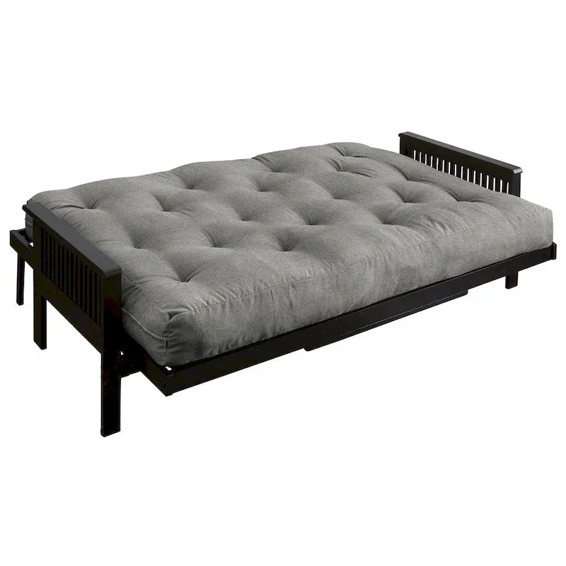 Matelas de futon TruPedic gris granit de 12 pouces